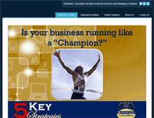Tablet Screenshot of champion-consultants.com